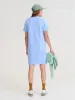 Henna T-Shirt Dress Light Blue sold by Ivalo.com