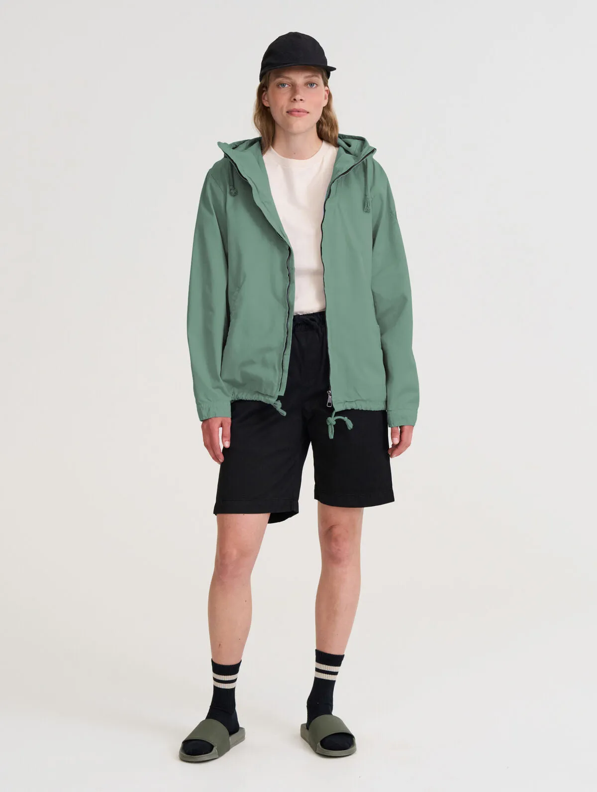 Zipper Anorak Sage Green sold by Ivalo.com