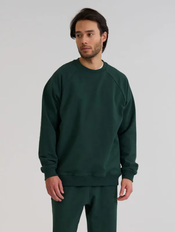 Classic Sweatshirt Dark Green sold by Ivalo.com