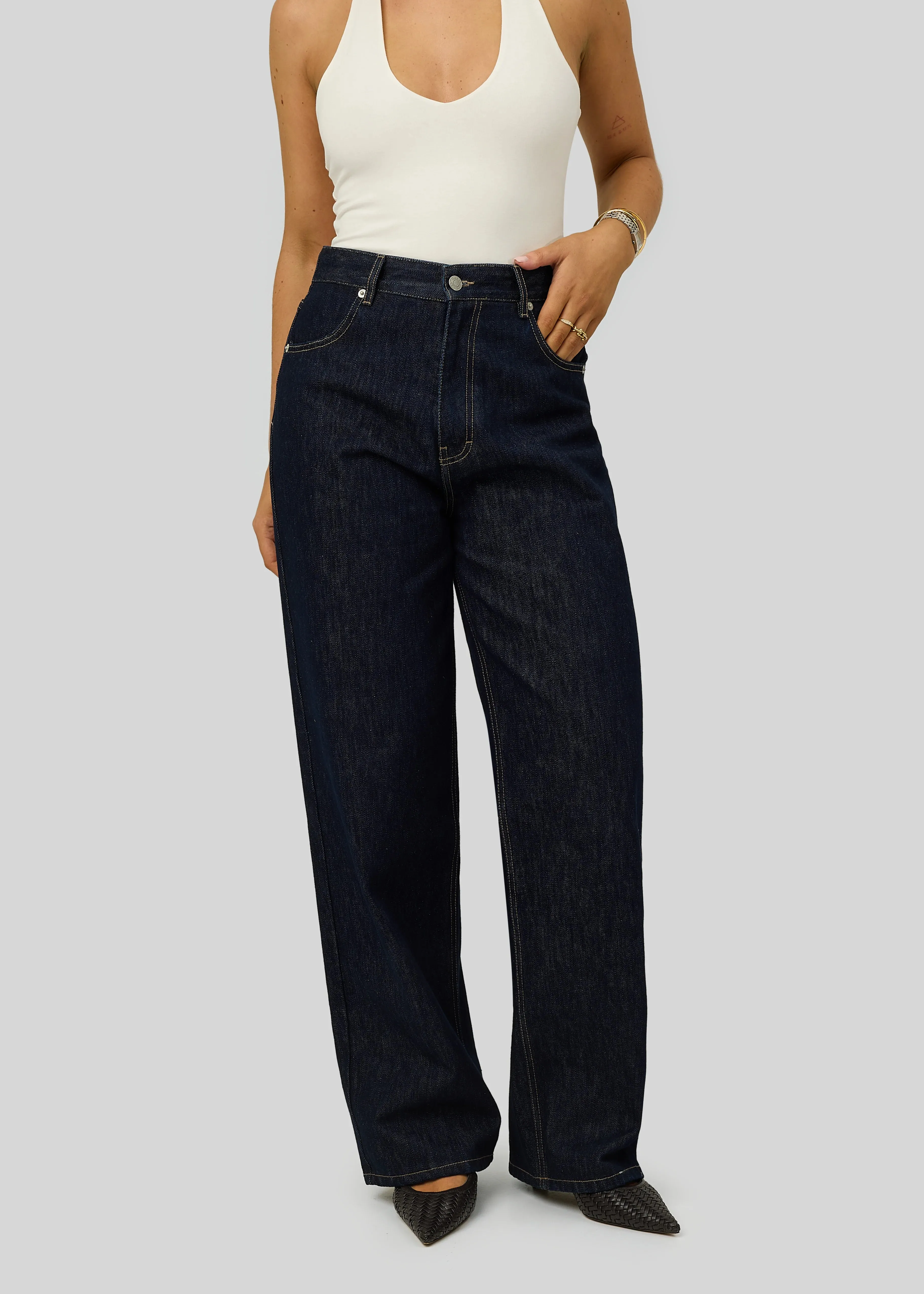 Knox Relaxed Straight Jeans Dark Blue sold by Ivalo.com product image thumbnail 4