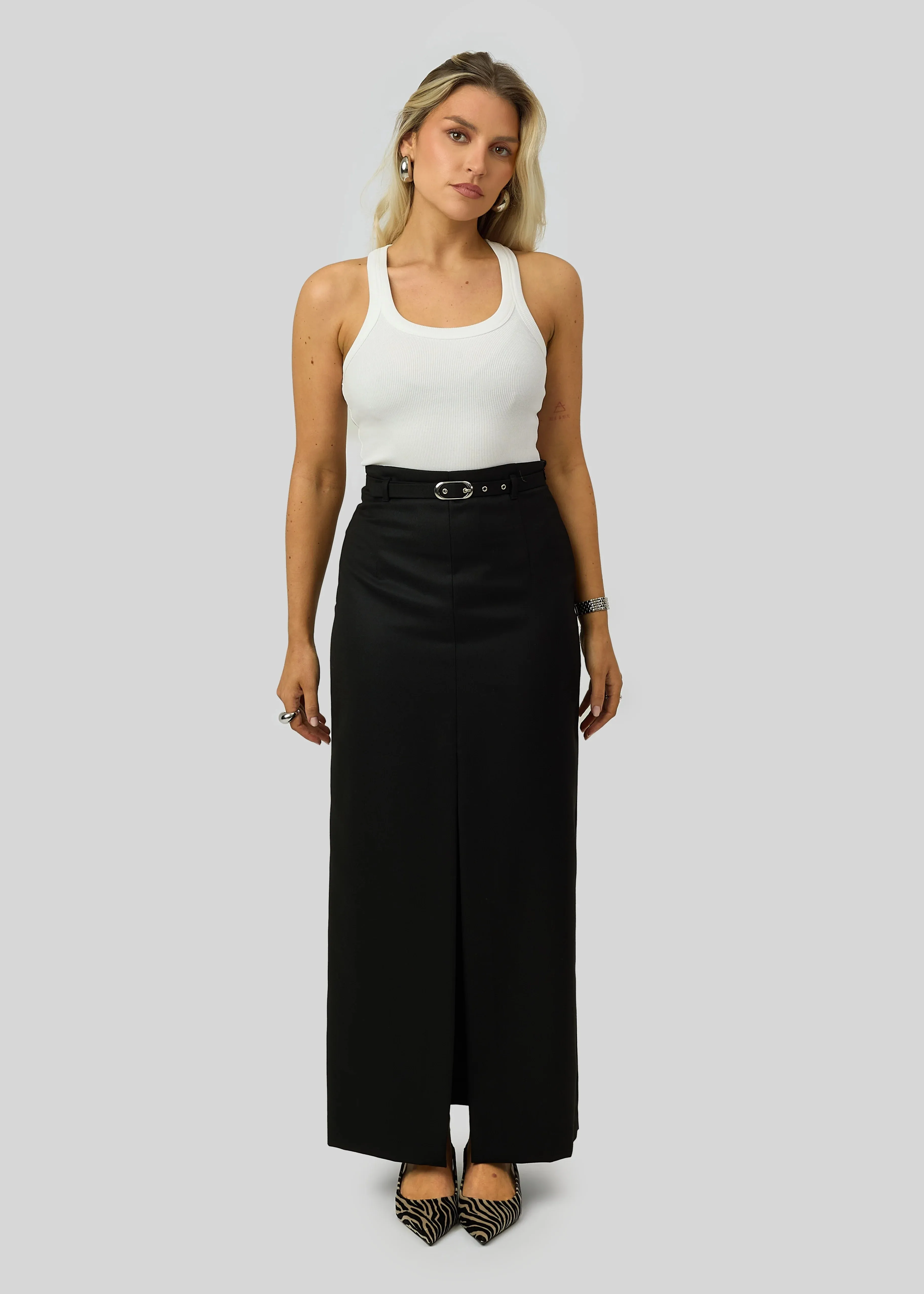 Jimmy Scoop-Neck Ribbed Tank Top White sold by Ivalo.com product image thumbnail 5