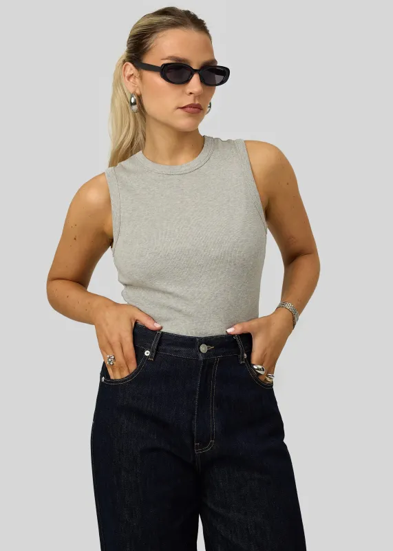 Kurt High-Neck Tank Top Grey sold by Ivalo.com