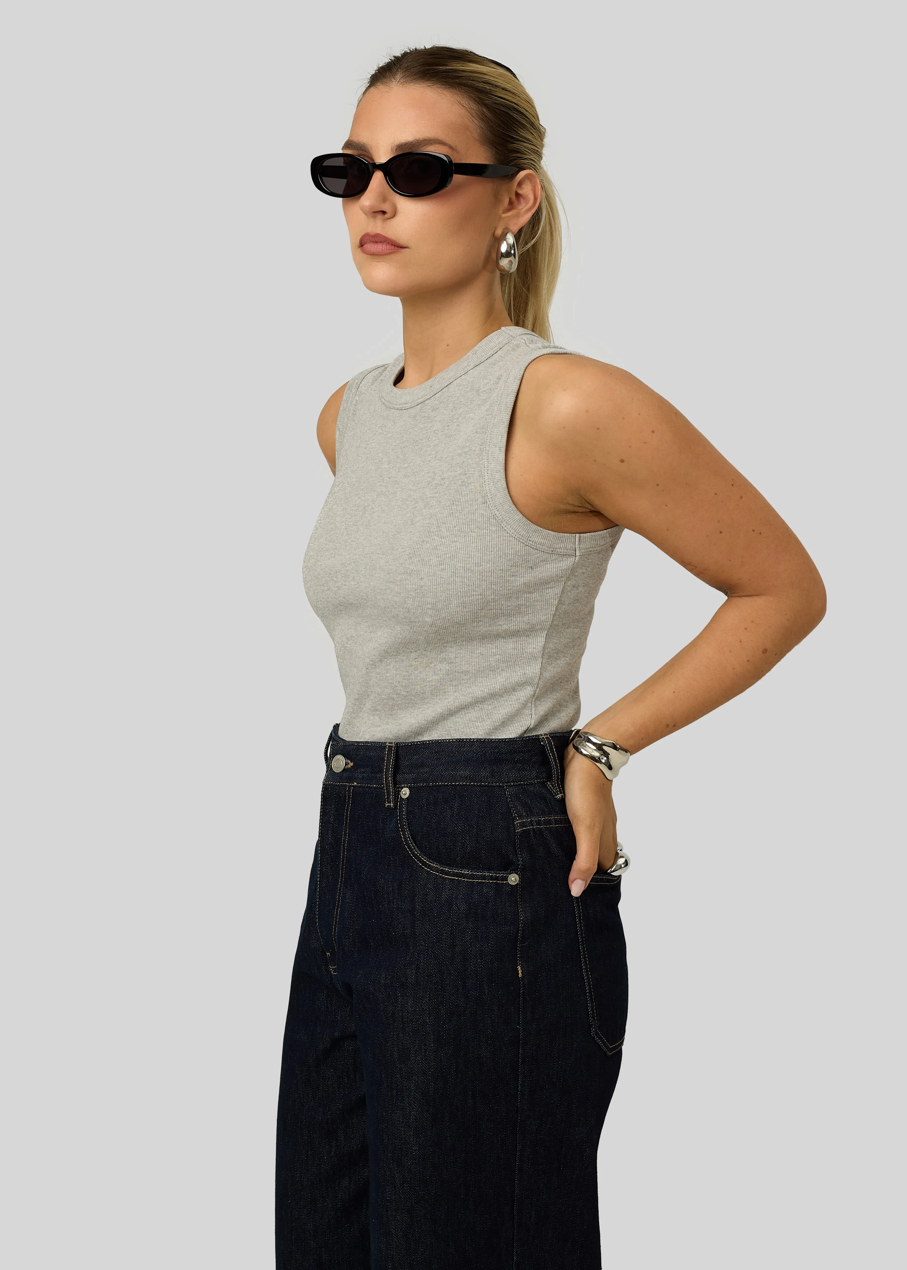 Kurt High-Neck Tank Top Grey sold by Ivalo.com product image thumbnail 2