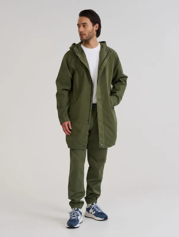 Maxi Anorak Moss Green sold by Ivalo.com