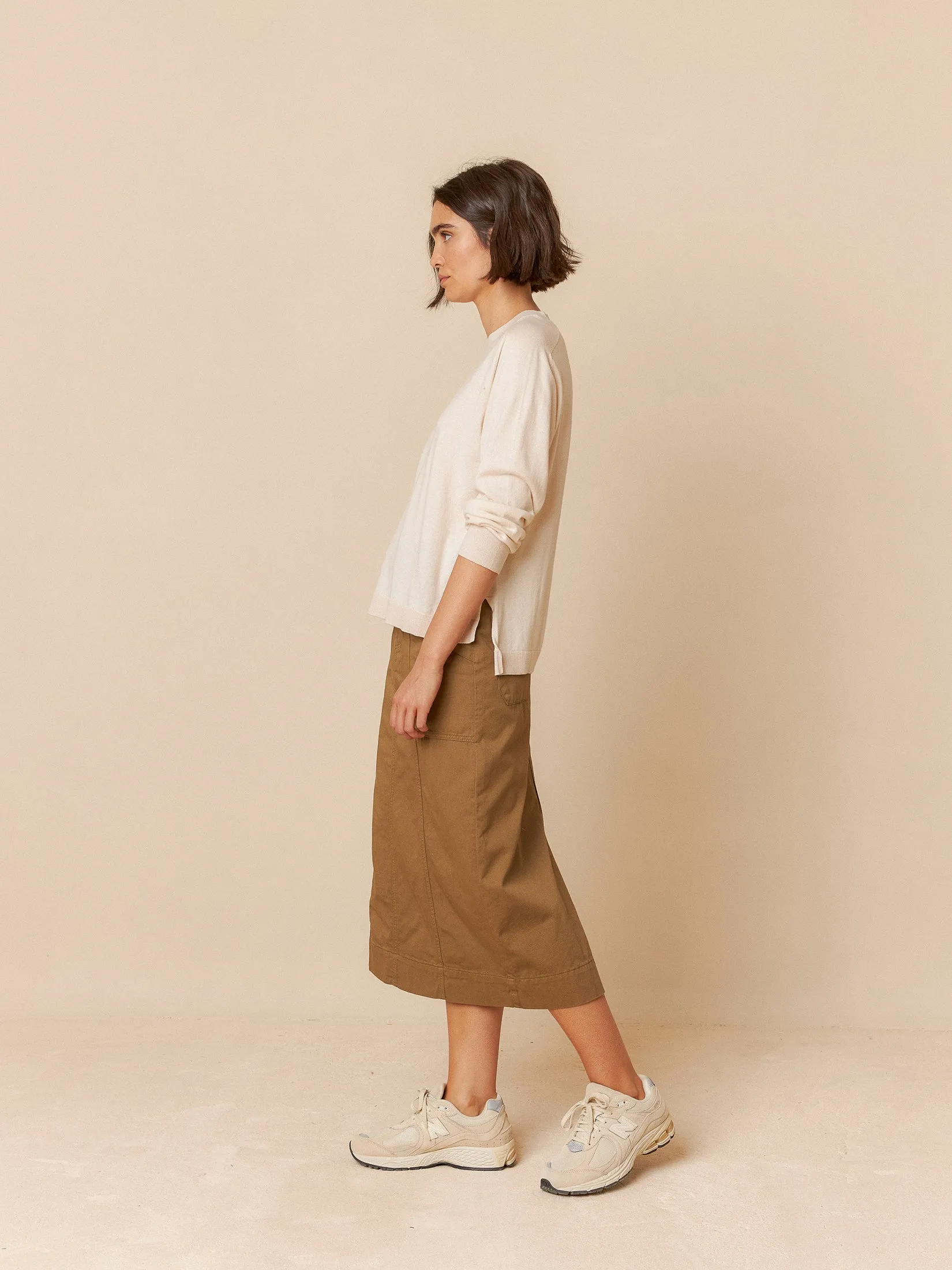 Raglan Sleeve Knit Sweater Ecru sold by Ivalo.com product image thumbnail 3