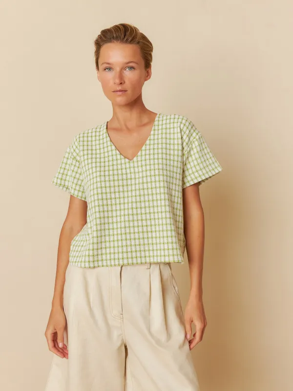 Roma Knit T-Shirt Pistachio sold by Ivalo.com