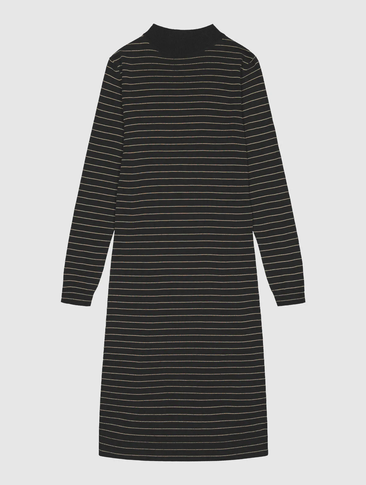 Lilia Tencel Knit Dress Black/Beige Striped sold by Ivalo.com product image thumbnail 3
