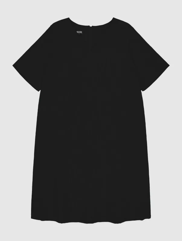 Leinikki Linen Blend Dress Black sold by Ivalo.com