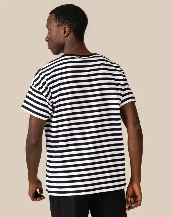 Muisto T-Shirt Black/White Stripe sold by Ivalo.com product image thumbnail 2