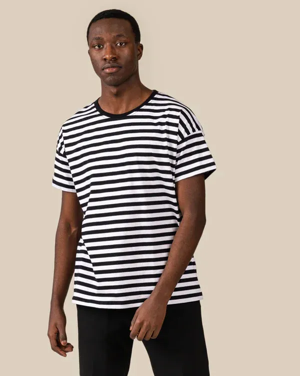 Muisto T-Shirt Black/White Stripe sold by Ivalo.com product image thumbnail 3