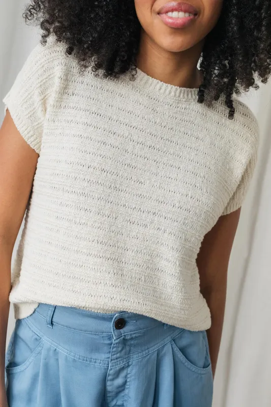 Moutohora Knitted Top Ecru sold by Ivalo.com