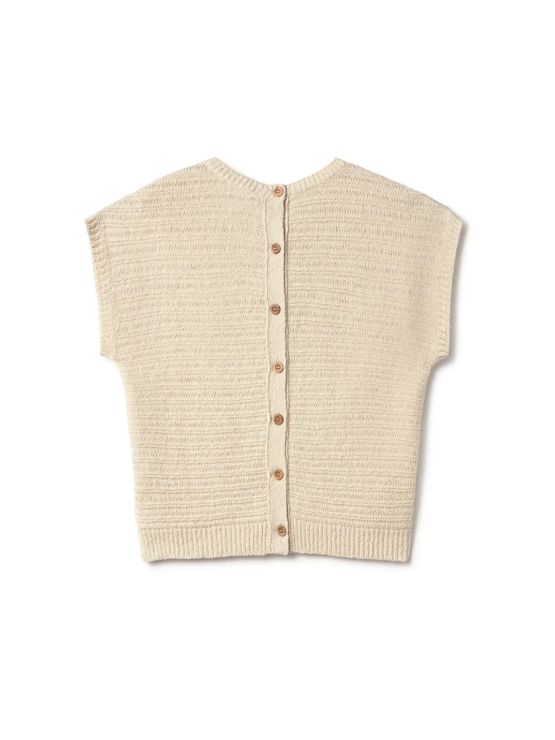 Moutohora Knitted Top Ecru sold by Ivalo.com product image thumbnail 4