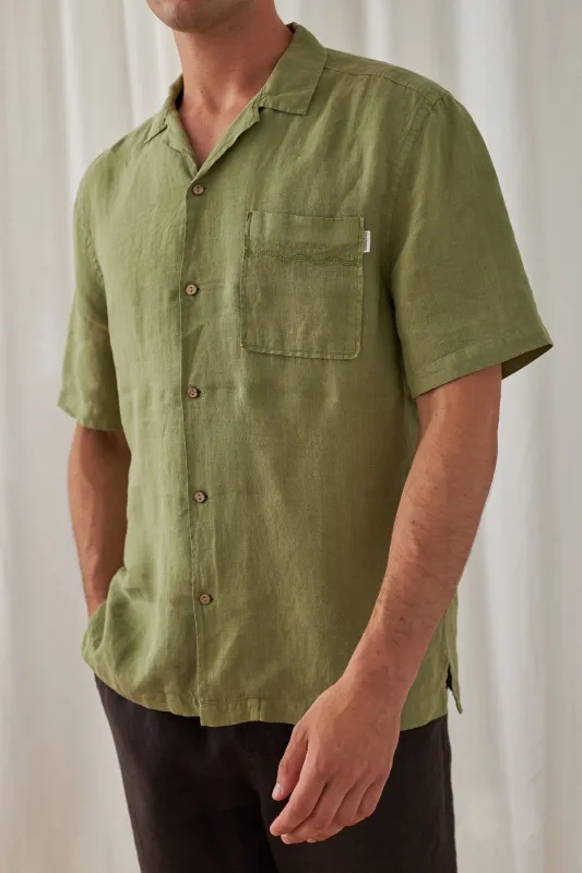 Olorua Shirt Sage Green sold by Ivalo.com