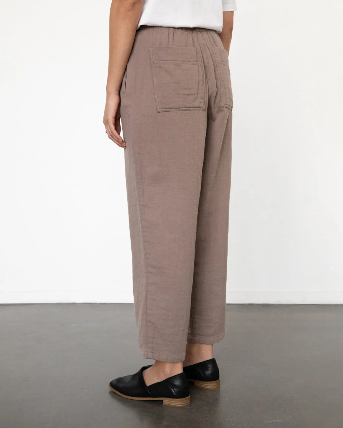 Unisex Wide Pants Washed Brown sold by Ivalo.com product image thumbnail 2