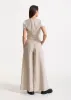 Women's Palazzo Linen Pants Beige sold by Ivalo.com