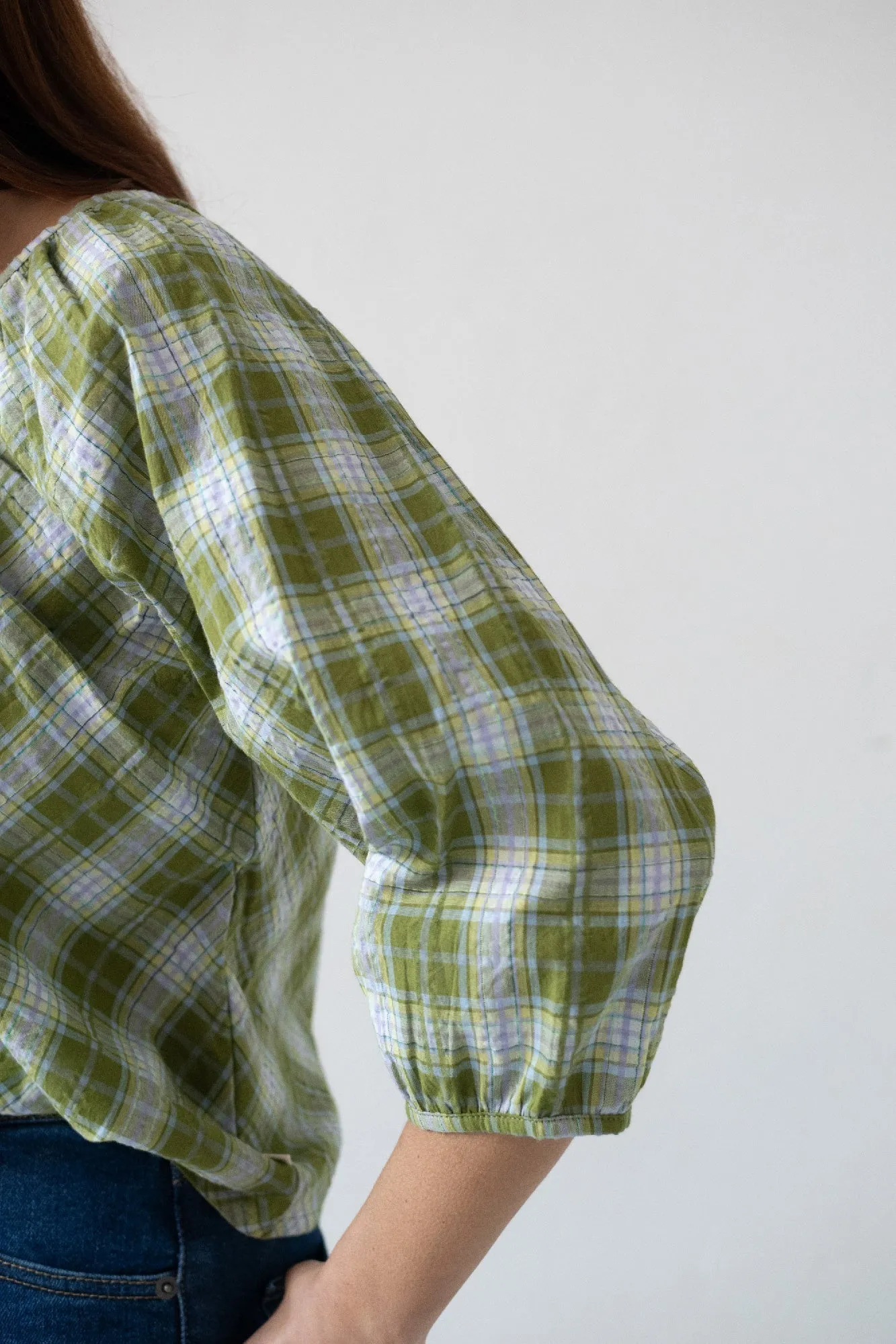 Blossom Top Plaid Green sold by Ivalo.com product image thumbnail 5