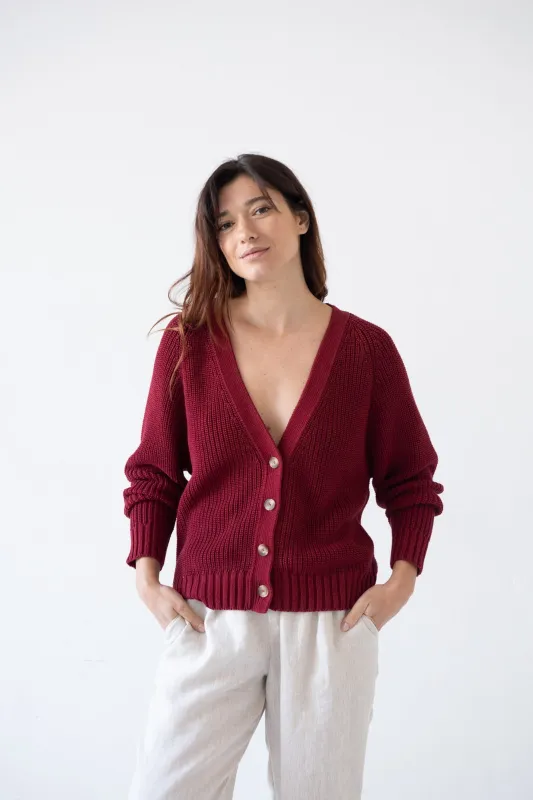Golah Short Cardigan Red sold by Ivalo.com