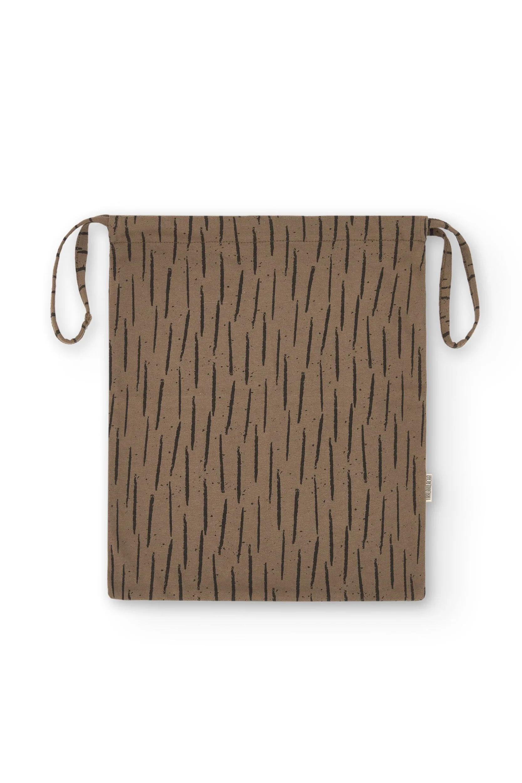 Multipurpose Organic Cotton Pouch Bag Bark Brown sold by Ivalo.com