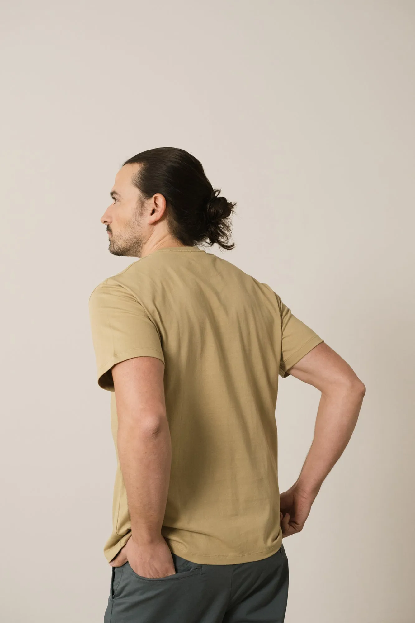 Men's George T-Shirt Beige sold by Ivalo.com product image thumbnail 4