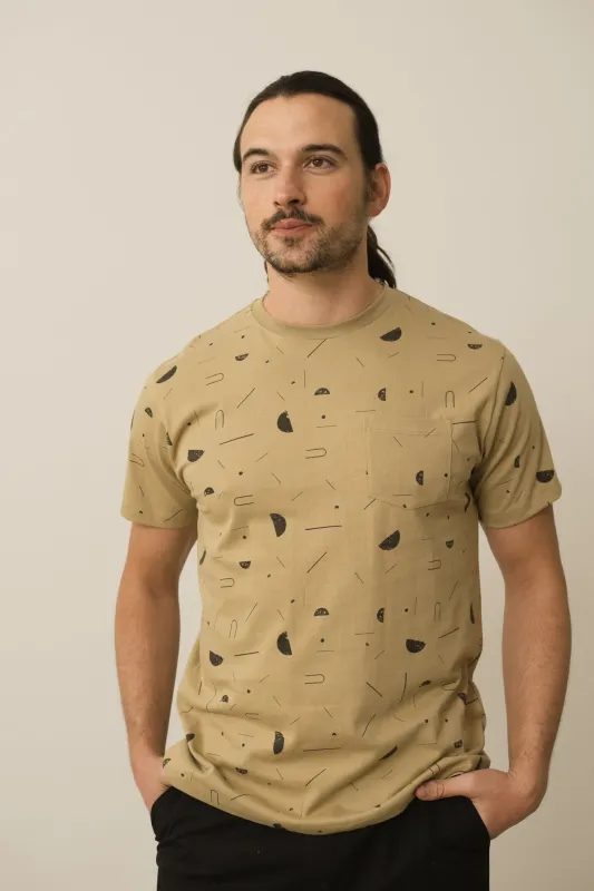Men's George T-Shirt Sidereal Rain Beige sold by Ivalo.com