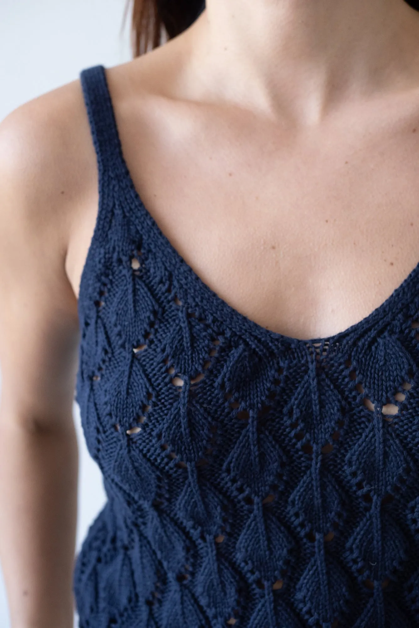 Basile Openwork Tank Top Blue sold by Ivalo.com product image thumbnail 4