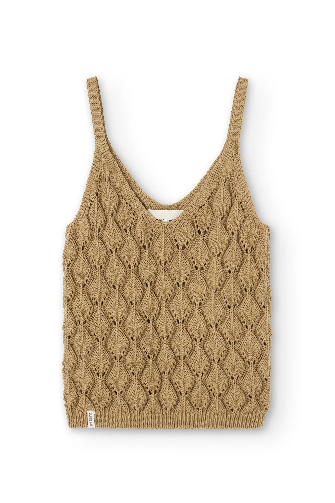 Basile Openwork Tank Top Mustard sold by Ivalo.com product image thumbnail 5