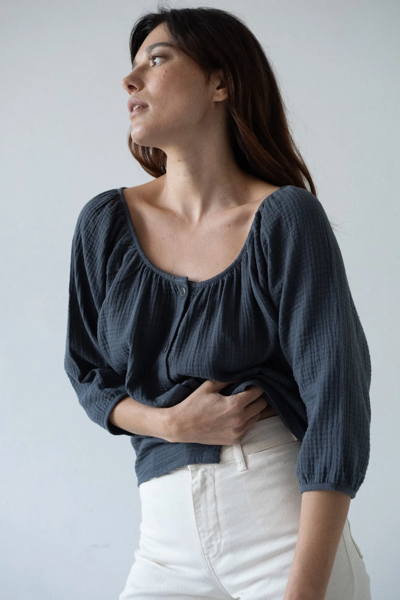 Blanche Muslin Top Black sold by Ivalo.com product image thumbnail 3