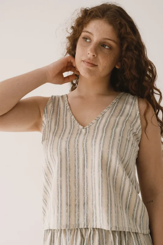 Holly Tencel Strap Top Trace Print sold by Ivalo.com