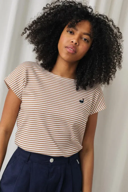 Livo Top Amber & Off White made by TWOTHIRDS