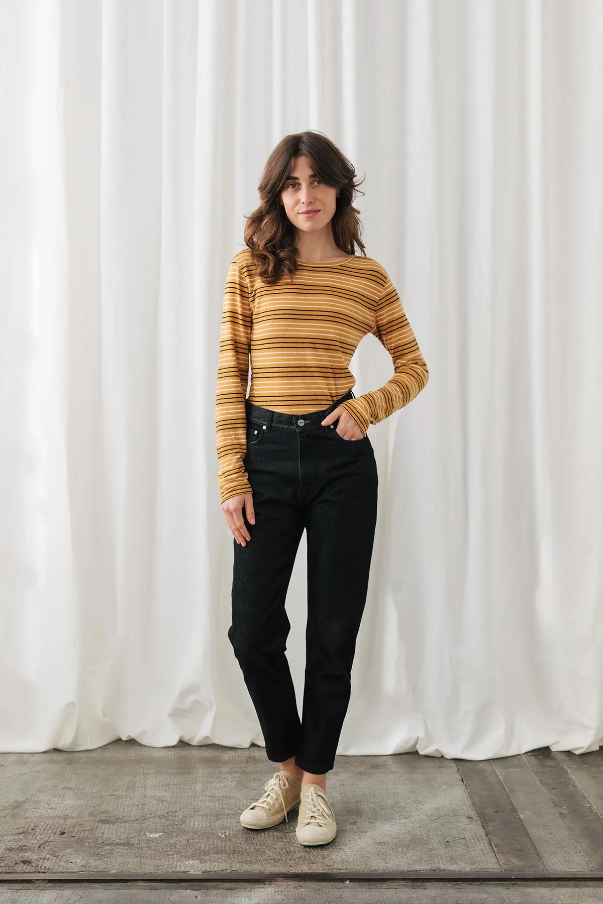 Leeve Top Mustard Stripes sold by Ivalo.com product image thumbnail 5