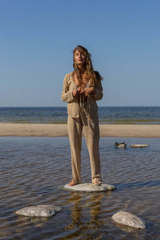 Sole Linen Co-ord Sand sold by Ivalo.com