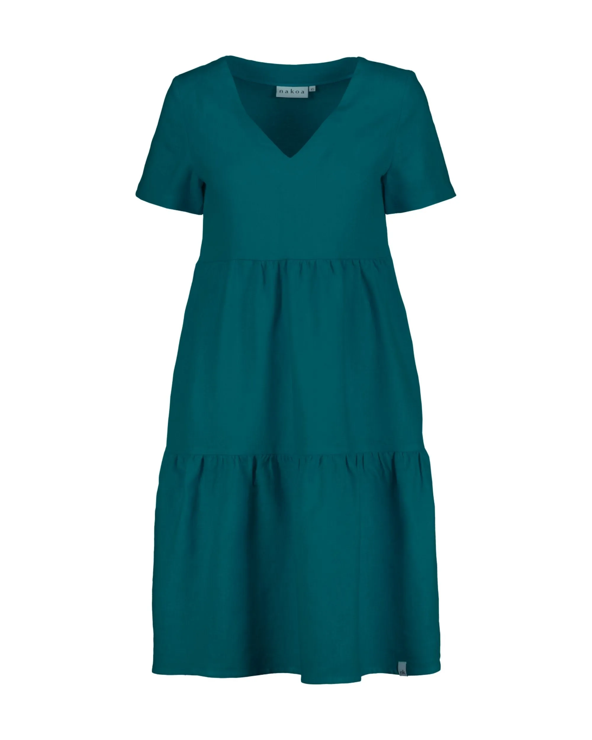 Linen Layered Dress Crystal Teal sold by Ivalo.com product image thumbnail 2