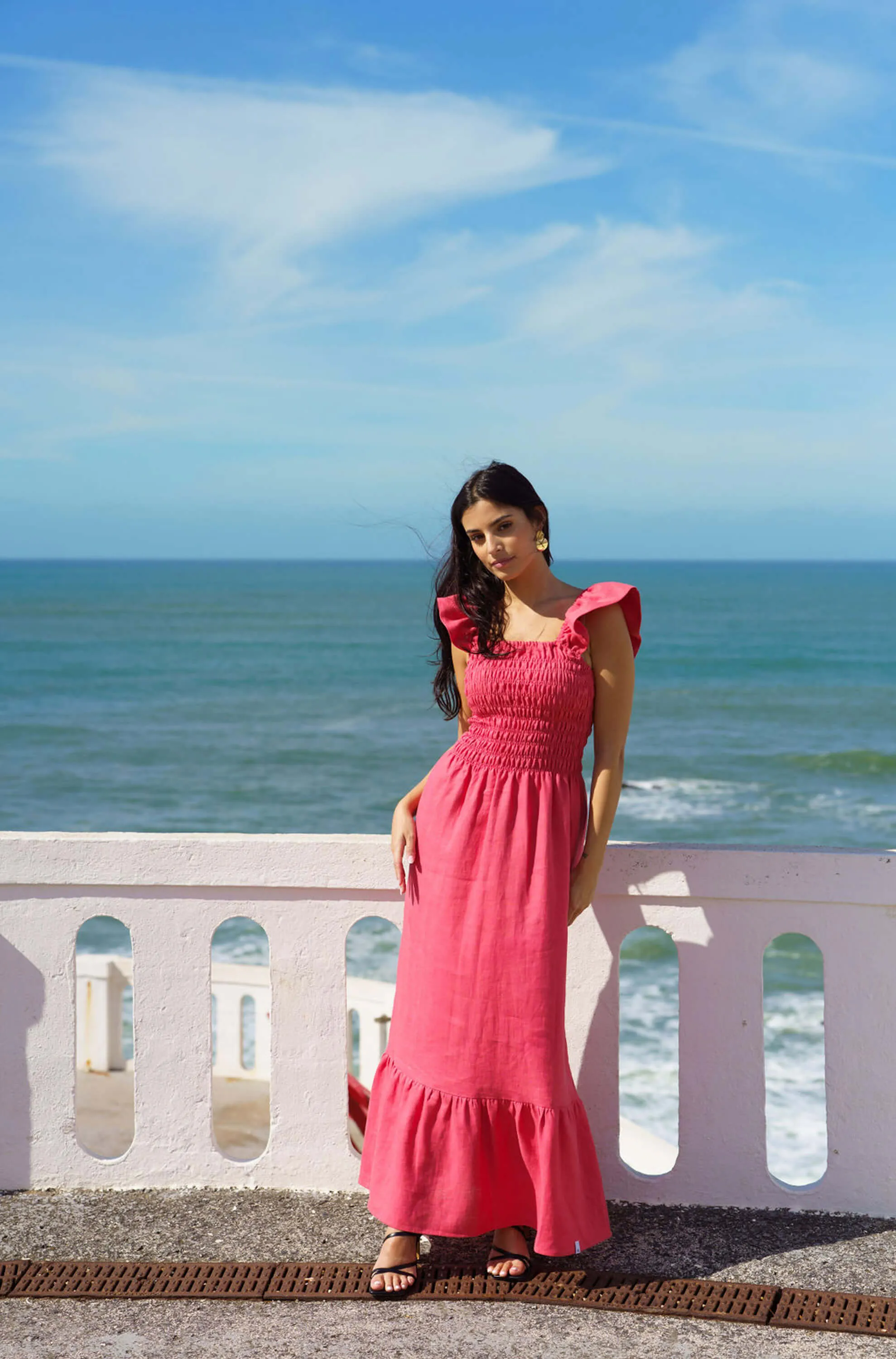 Bianca Dress Sunset Coral sold by Ivalo.com