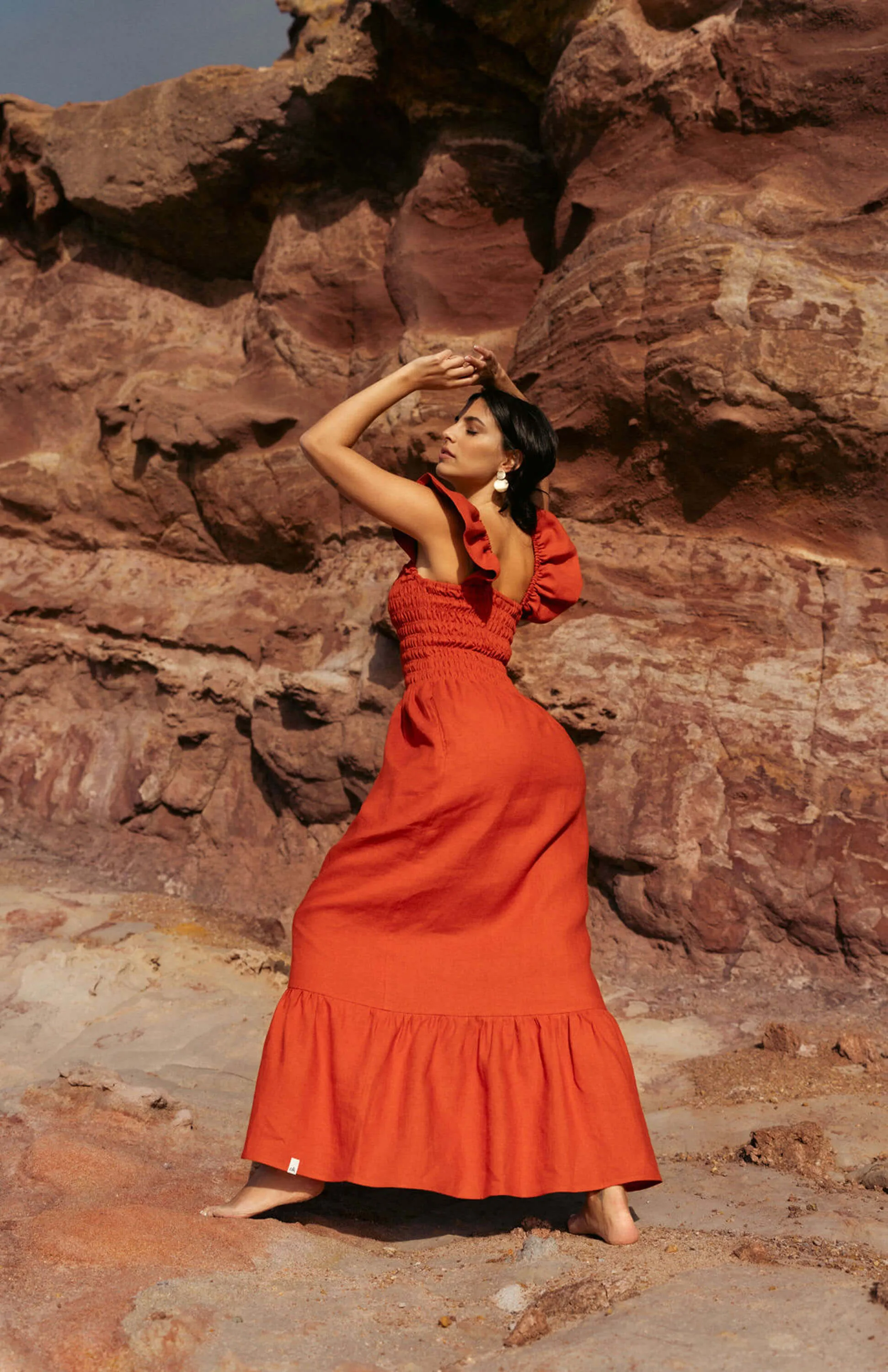 Bianca Dress Burnt Orange sold by Ivalo.com product image thumbnail 4