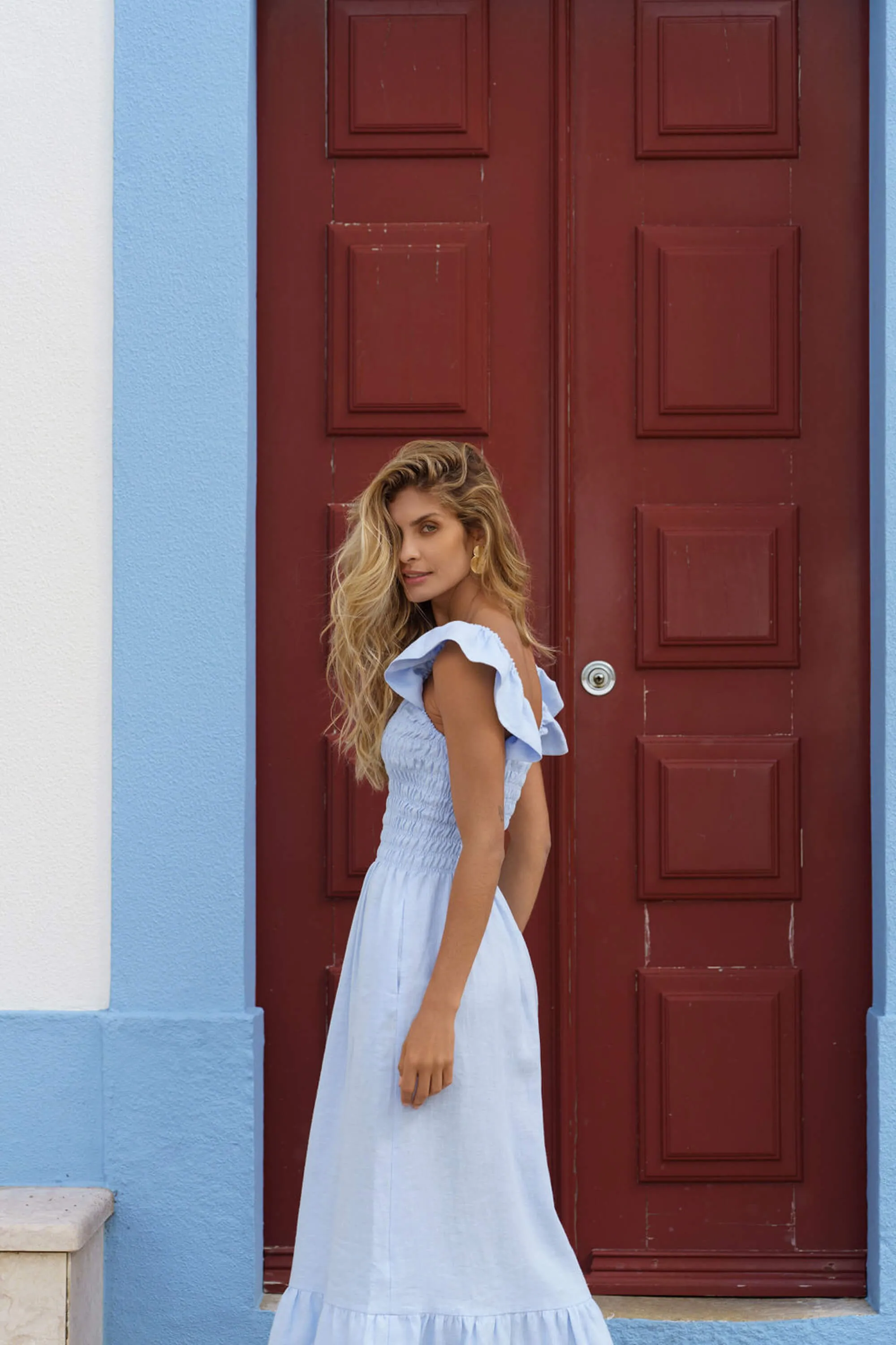 Bianca Dress Sky Blue sold by Ivalo.com product image thumbnail 3