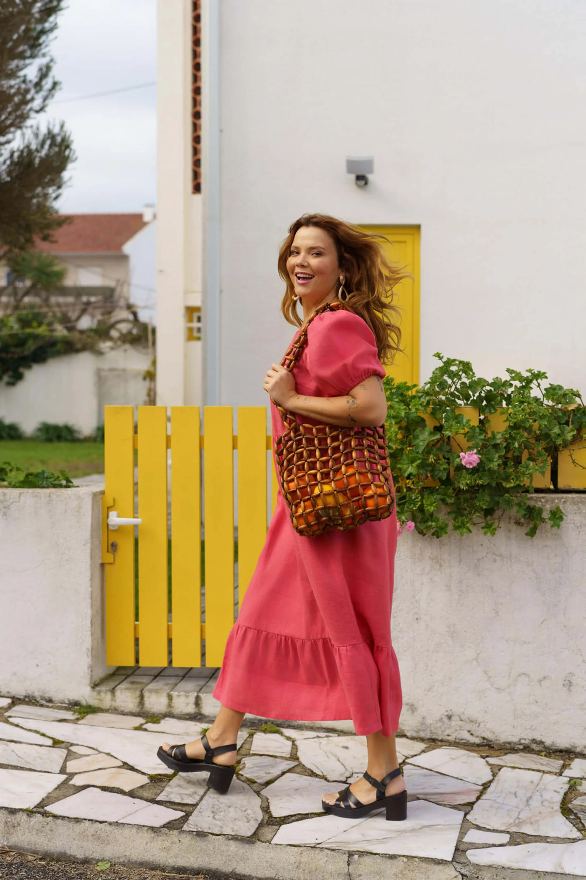 Astrid Dress Sunset Coral sold by Ivalo.com product image thumbnail 4