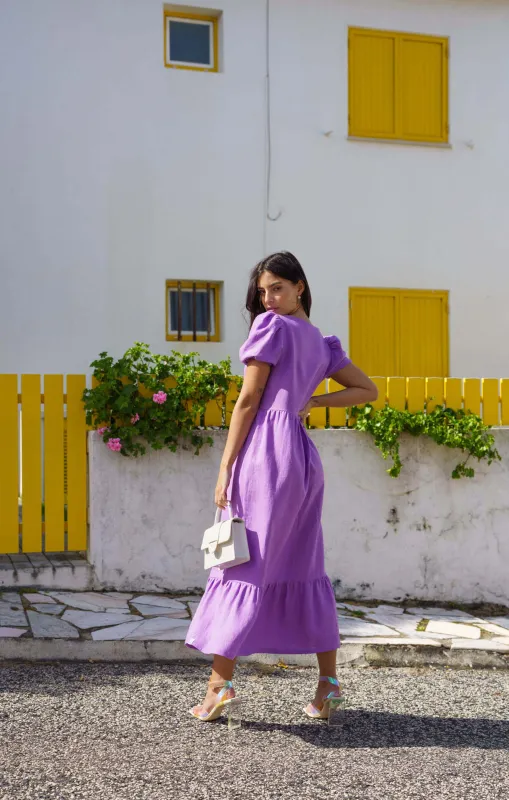 Astrid Dress Iris sold by Ivalo.com