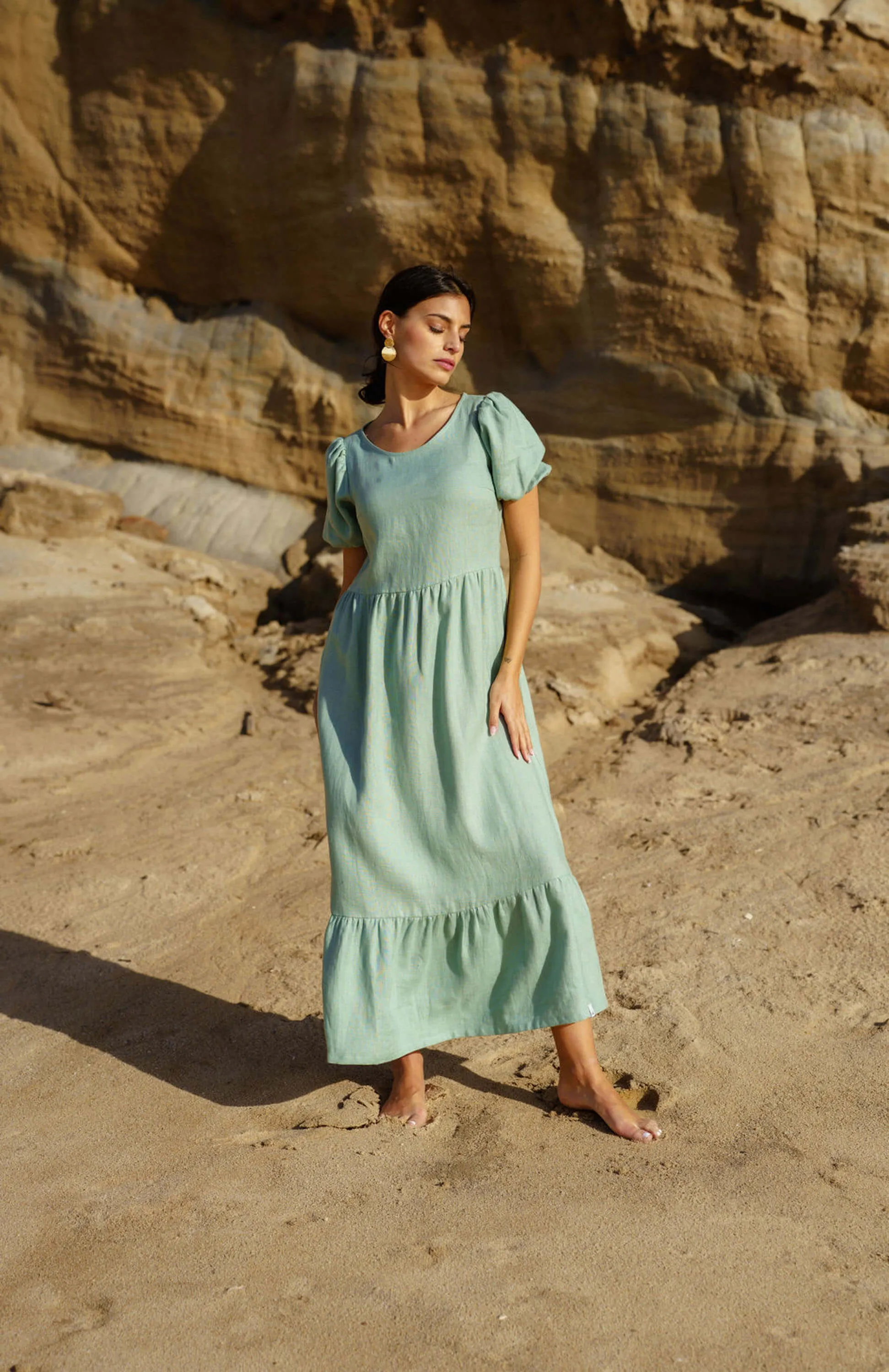 Astrid Dress Desert Sage sold by Ivalo.com