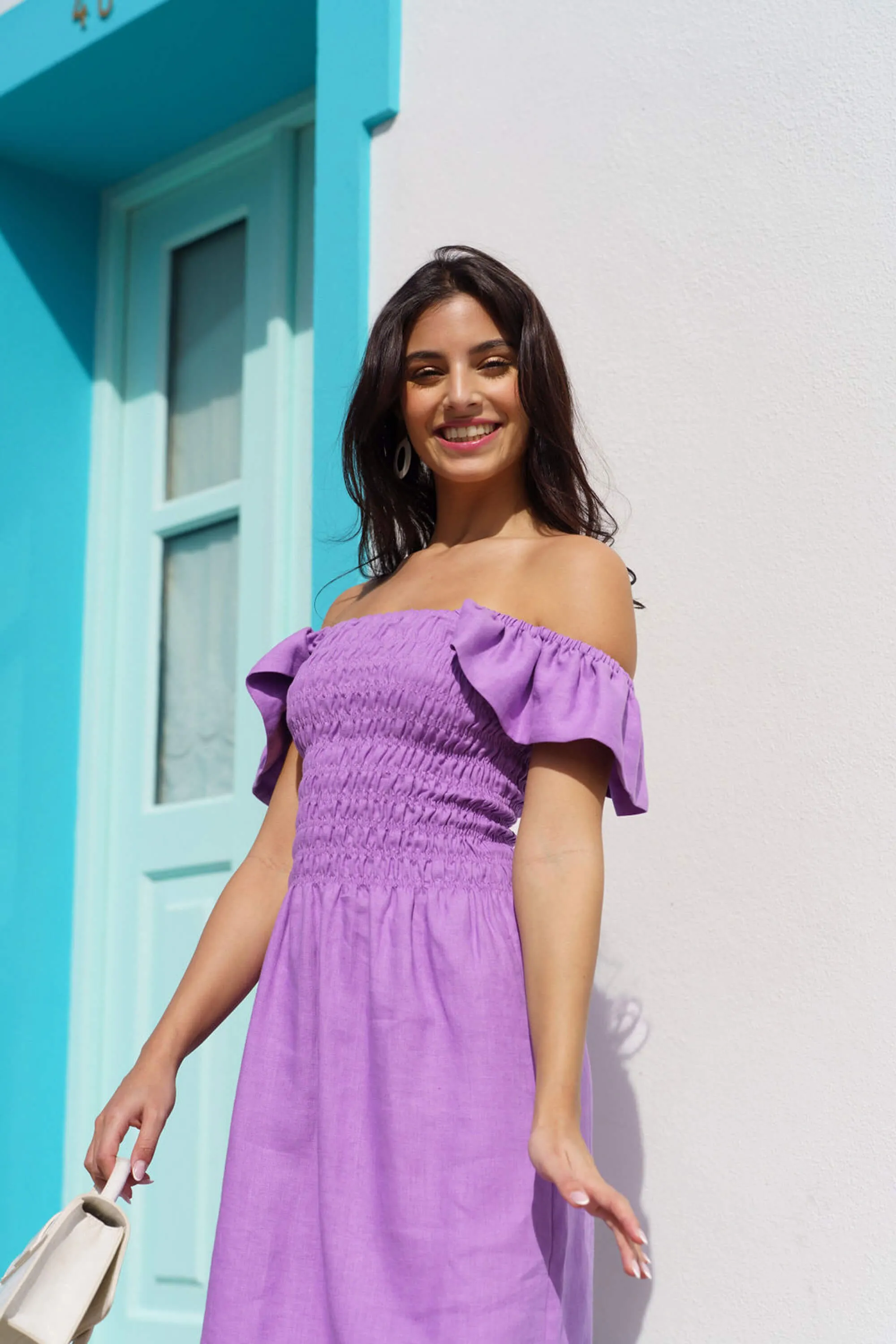 Ariela Linen Dress Iris sold by Ivalo.com product image thumbnail 5