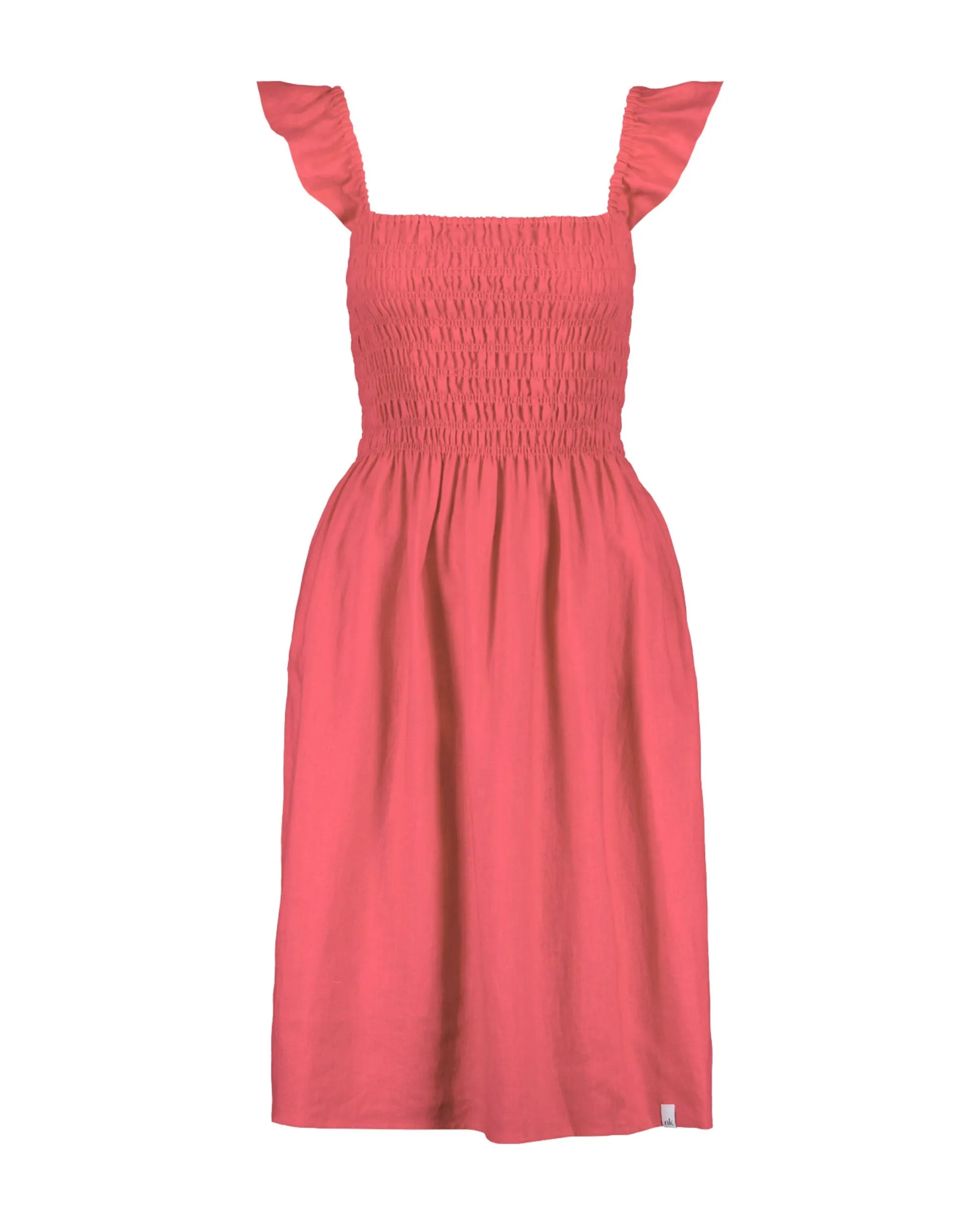 Ariela Linen Dress Sunset Coral sold by Ivalo.com product image thumbnail 2