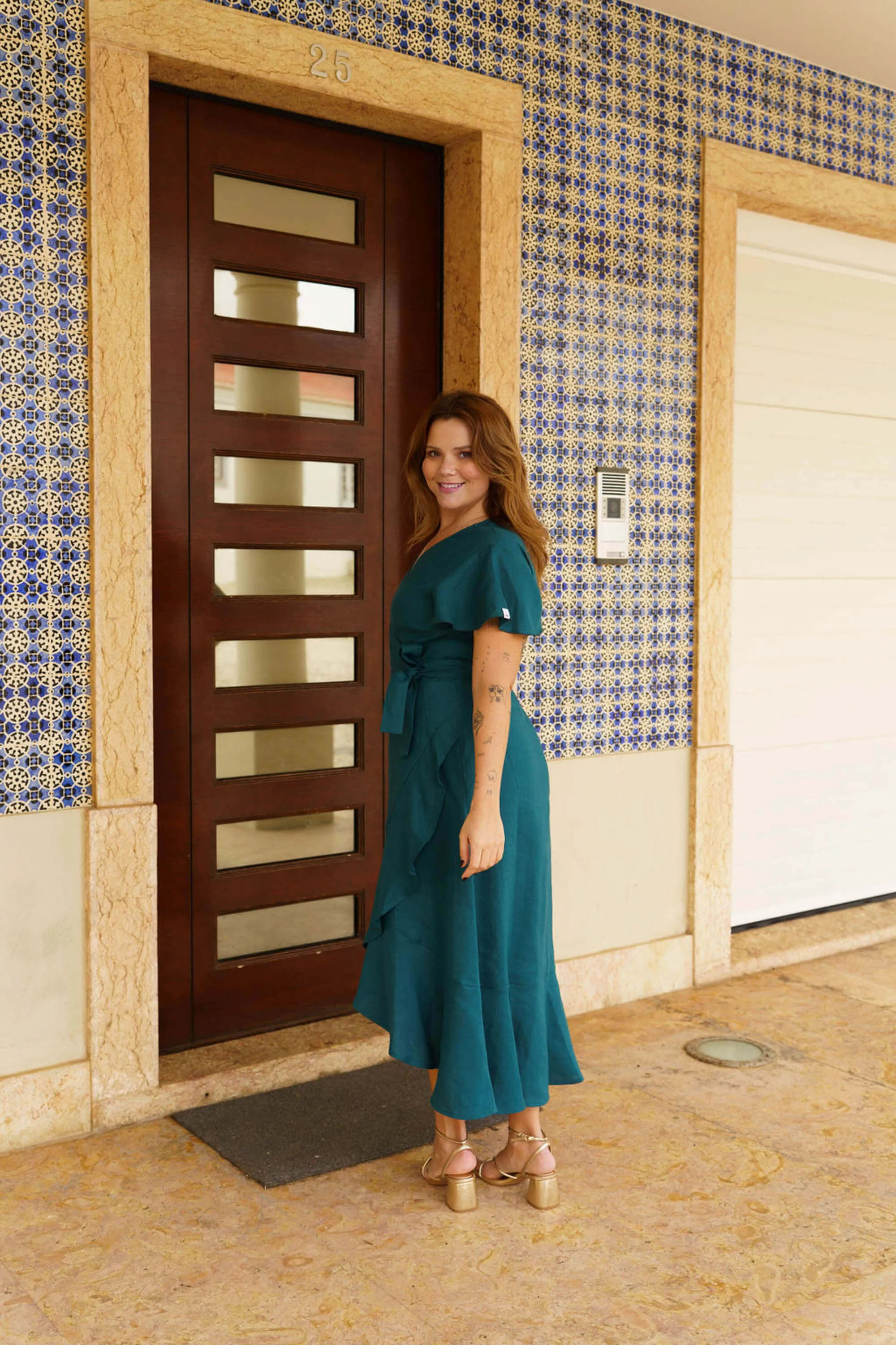 Annika Dress Crystal Teal sold by Ivalo.com product image thumbnail 3