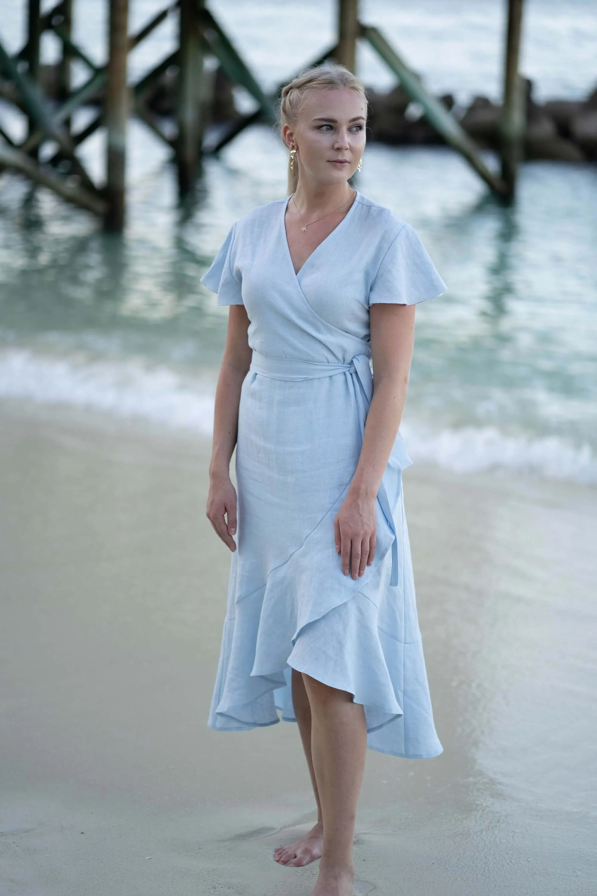 Annika Dress Sky Blue sold by Ivalo.com product image thumbnail 4