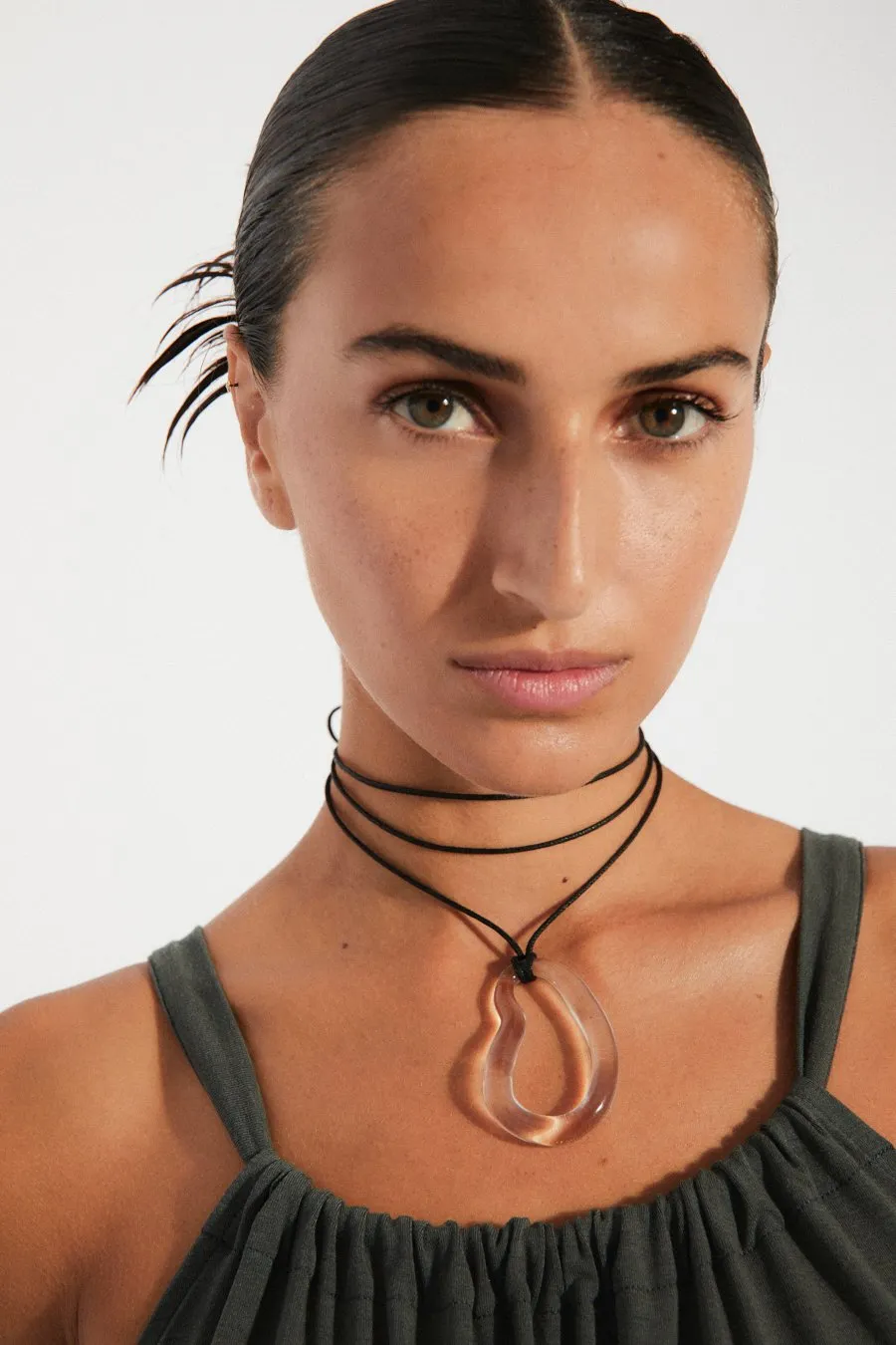 Llac Necklace Transparent / Black sold by Ivalo.com