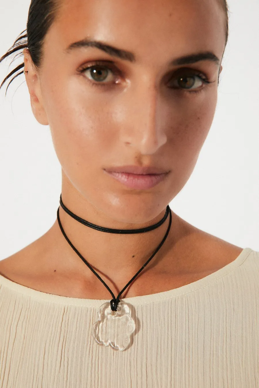 Medem Necklace Transparent / Black sold by Ivalo.com