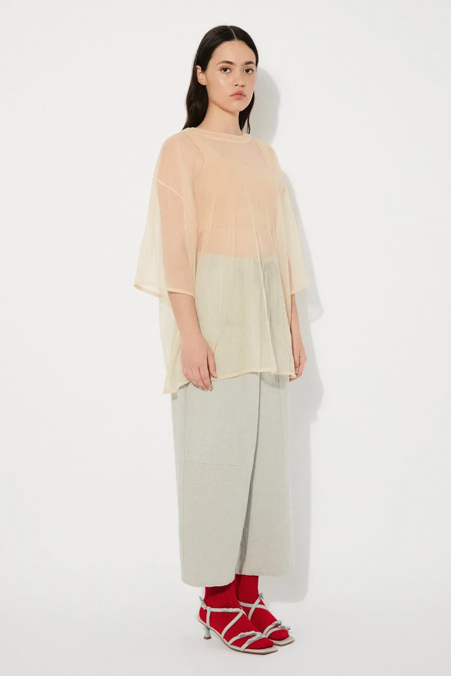 Eduli Sheer T-shirt Beige sold by Ivalo.com product image thumbnail 3