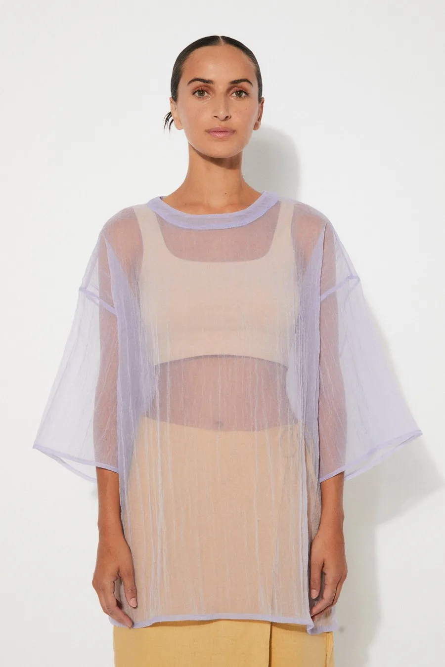 Eduli Sheer T-Shirt Lilac sold by Ivalo.com