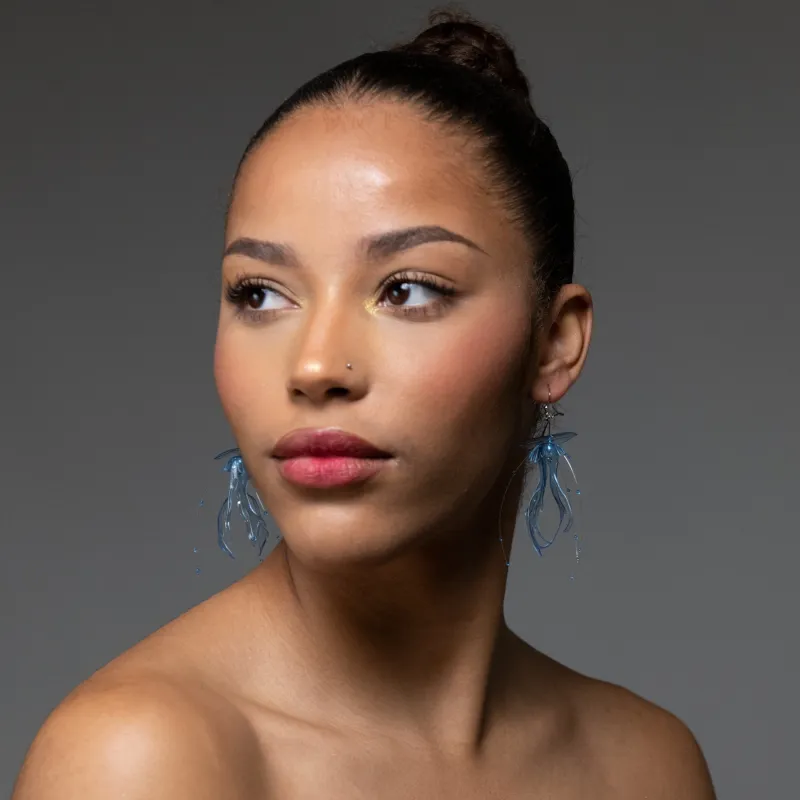 Meduusa Earrings Blue sold by Ivalo.com