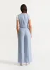 Women's Figa Linen Waistcoat Sky Blue sold by Ivalo.com