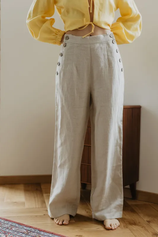 Klaipeda Linen Pants sold by Ivalo.com