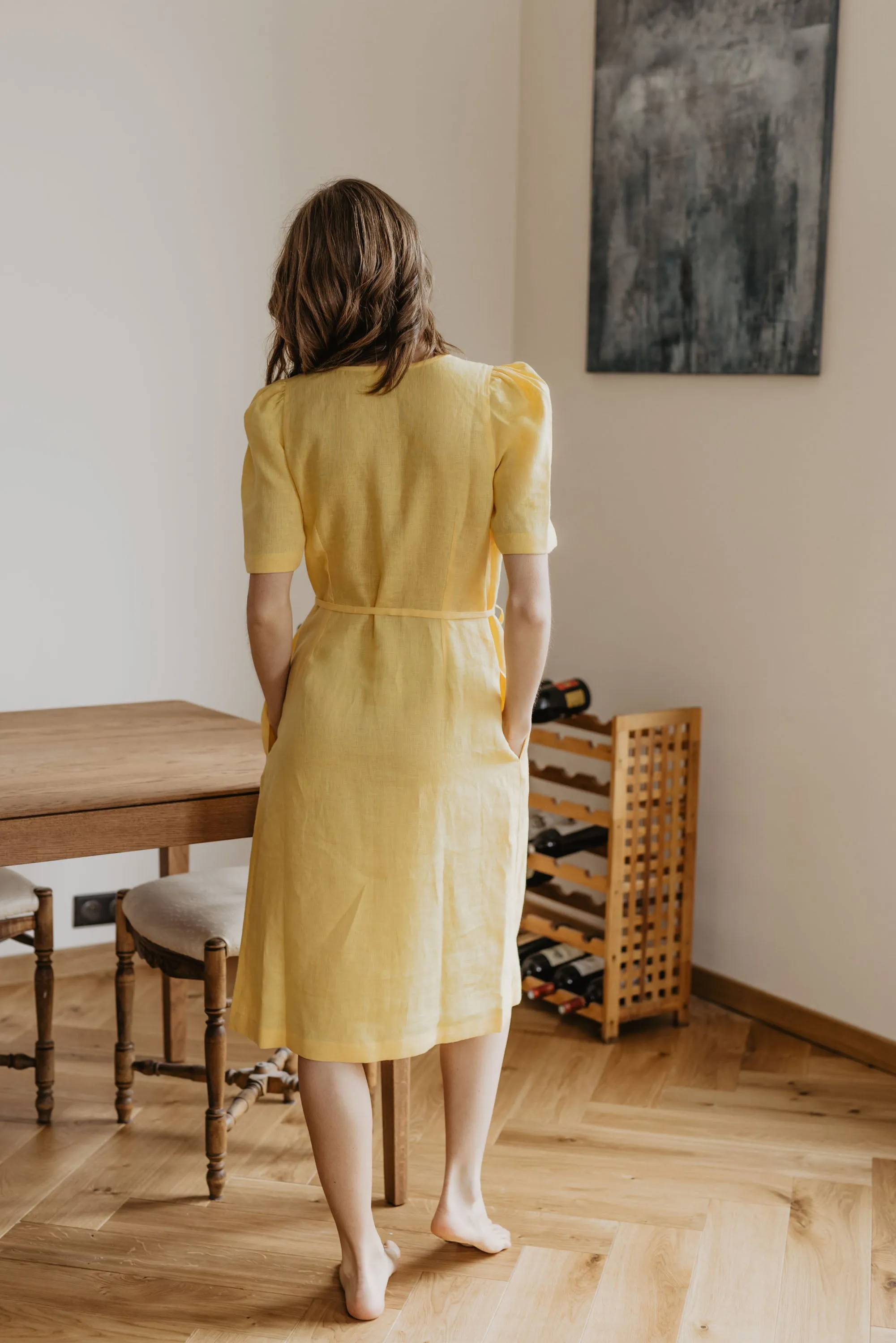 Smiltyne Linen Wrap Dress sold by Ivalo.com product image thumbnail 2